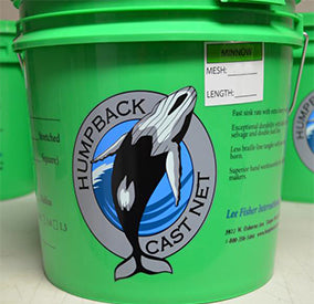 Humpback Minnow Shallow Water Cast Nets - 1.3lb per ft Humpback Minnow Shallow Water Cast Nets - 1.3lb per ft