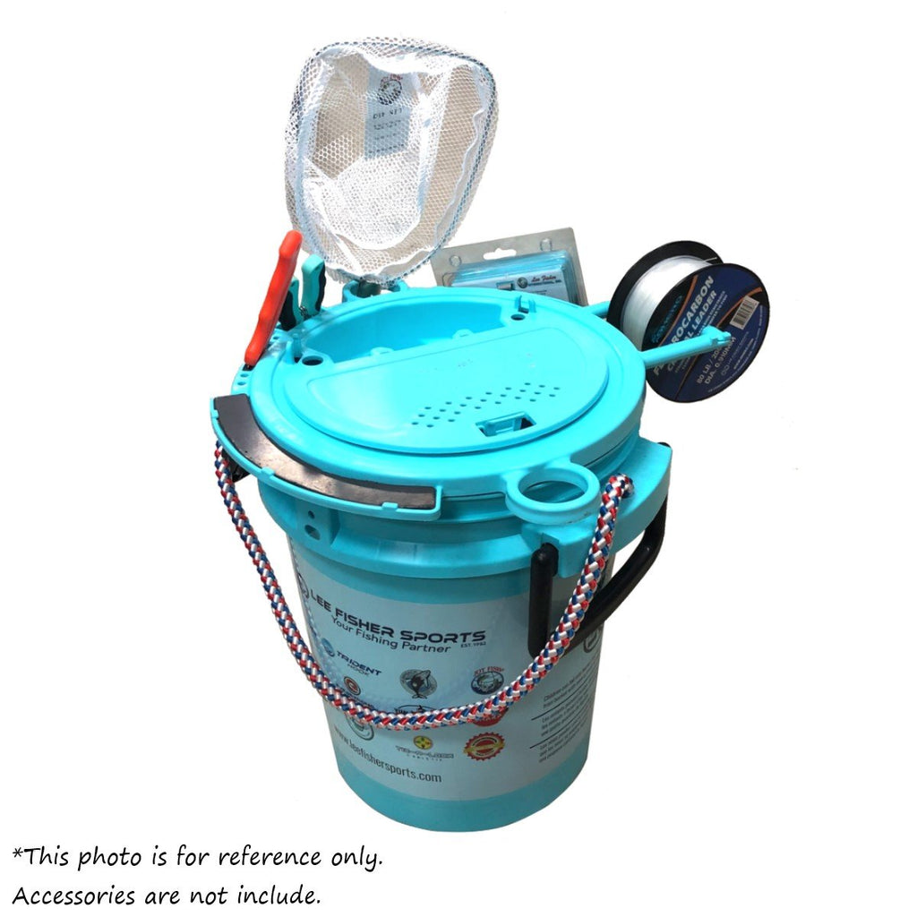 Lee Fisher Sports - 5 Gallon iSmart Bucket (Metal Handle) with Essential Top