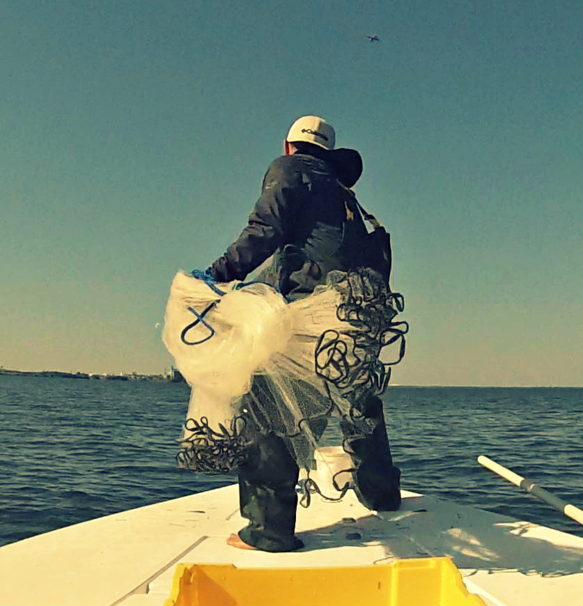 Humpback Minnow Shallow Water Cast Nets - 1.3lb per ft
